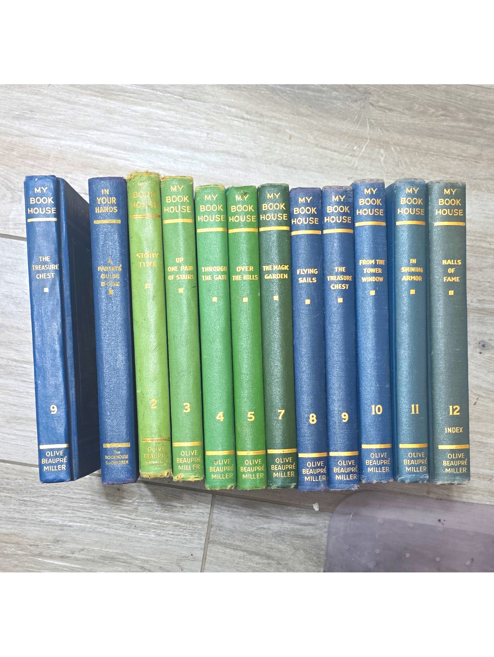 My Book House Olive Beaupré Miller HC Set Vol 2-5 & 7-12 Children's Stories